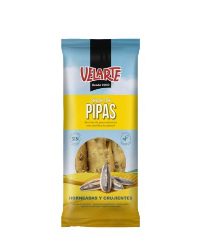 Artesanas Velarte Pipas 50 gramos – pan de pipas original – Caja de 55 bolsas
