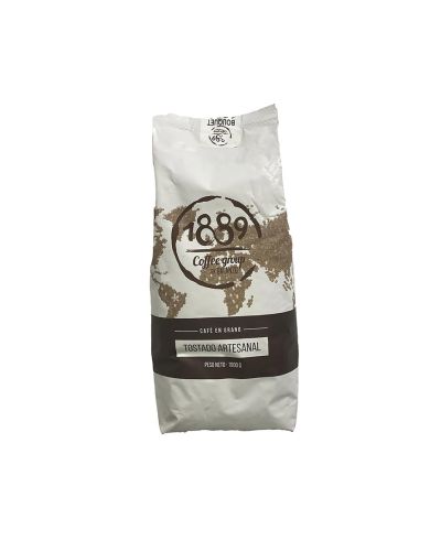 Café en grano 1889 100 % Arábica y 100 % Natural Tostado Artesanal 1 kg