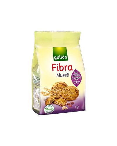 Galleta Gullón Diet Fibra Muesly 75 gramos – Estuche de 12 paquetes