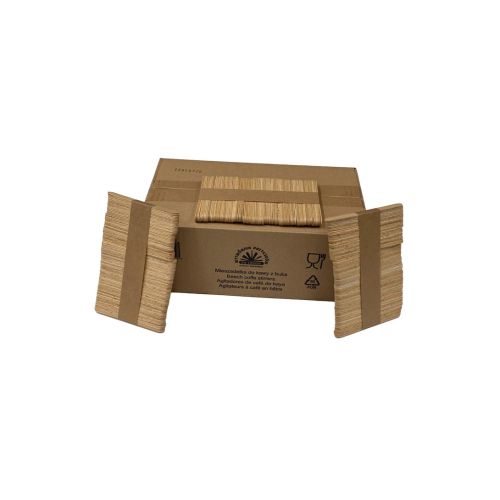 Remenador per a Cafè de Fusta de Faig 90 mm – Caixa de 2500 unitats